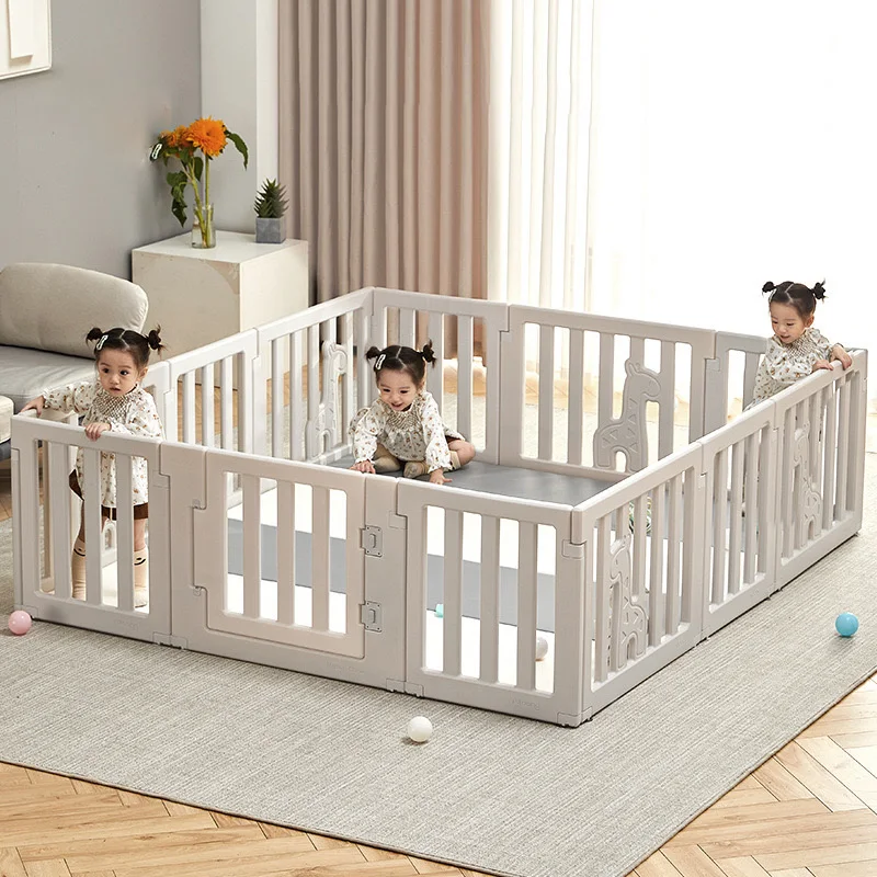 Modern Plastic Baby Playpen Indoor Household Protective Fence for Toddlers for School and Bedroom Use