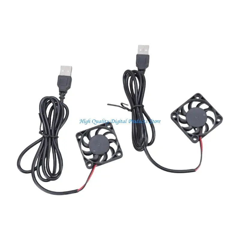 U2JE MALTY Используйте 40 -миллиметровый вентилятор USB Powereds для улучшения охлаждения маршрутизаторов, серверов, рабочих и