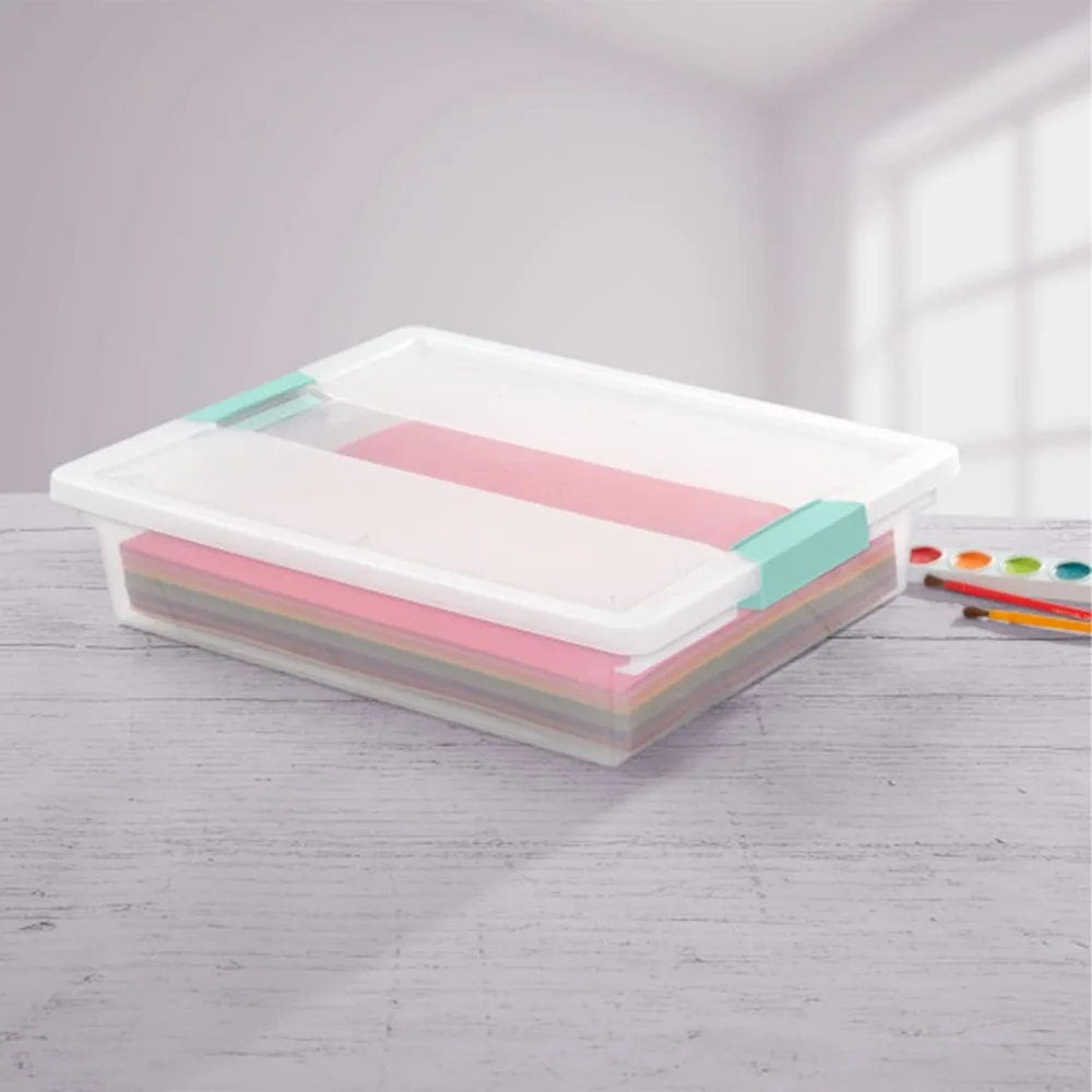 Plastic Storage Bins with Lids 5