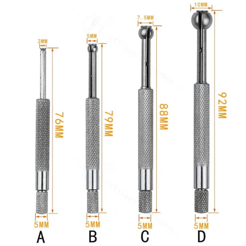 4Pcs Telescopic Ball Hole Gauge Set 3-13mm 1/8-1/2