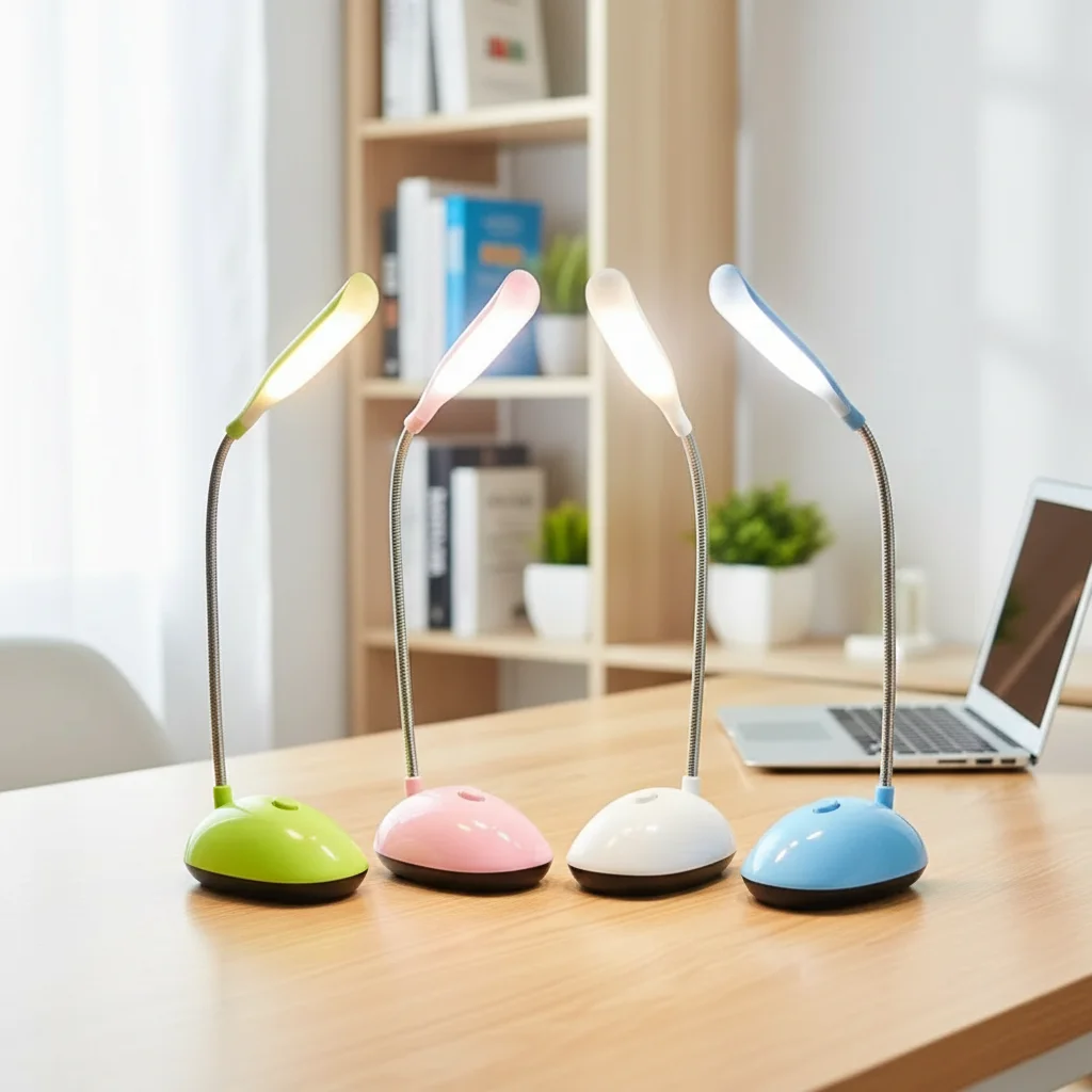 Foldable Portable LED Desk Lamp Eye Protection for Children Student Study Reading 1 Piece
