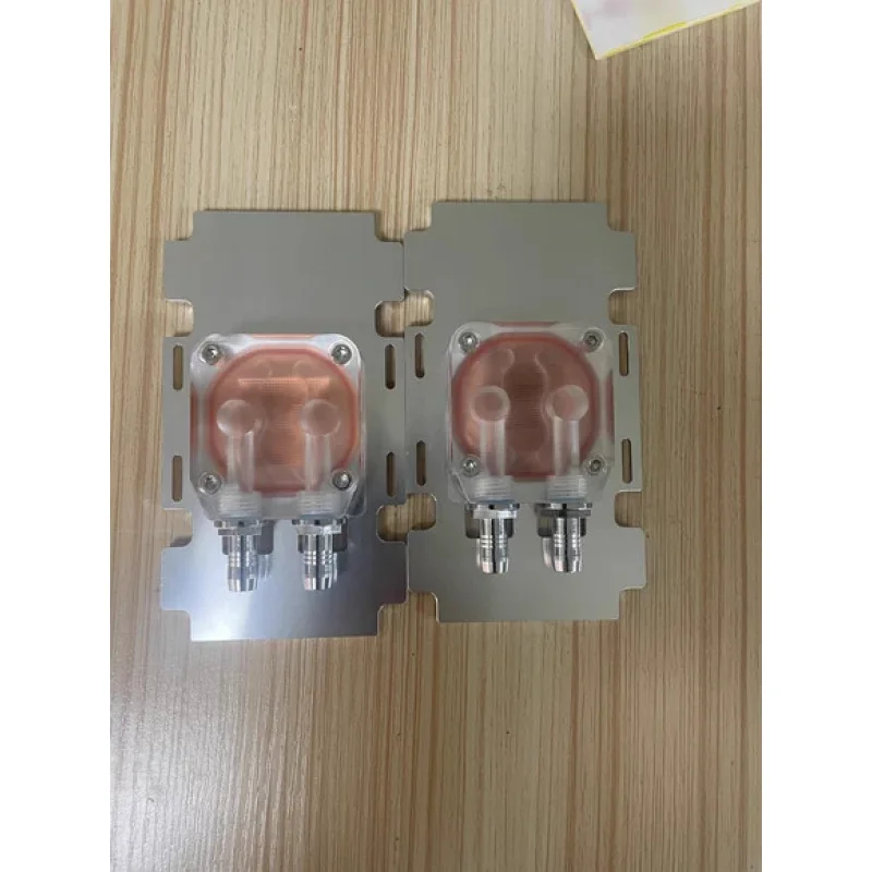 For NVIDIA V100 P100 A100-32GB SXM2 GPU Water Block Cooling Head Purple Copper Without Fittings