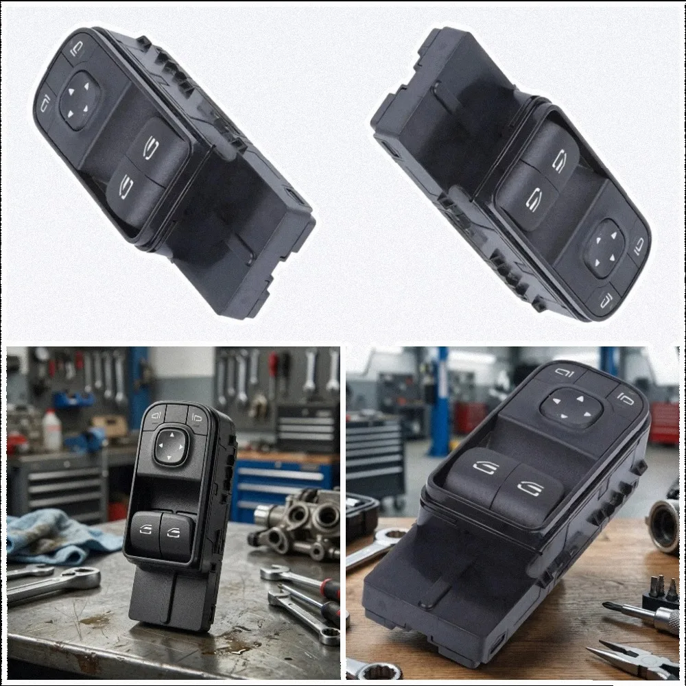 Switch A9079056603 Black ABS Plastic Power Control Button For For Mercedes For Benz For Sprinter 2018 2019 2020 2021 W907 W910 1