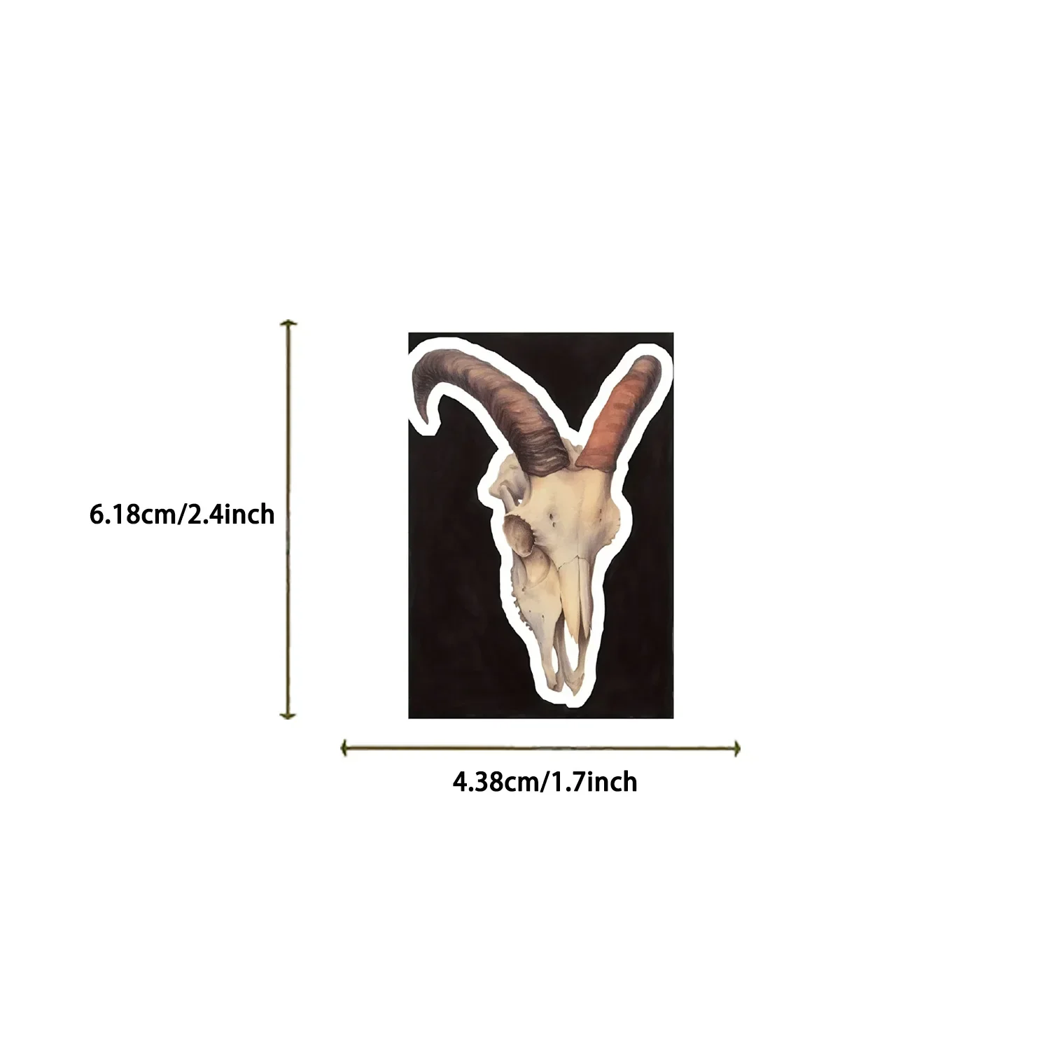 50PCS Creative dark gothic romantic sticker DIY personalized decoration mobile phone laptop desktop sticker