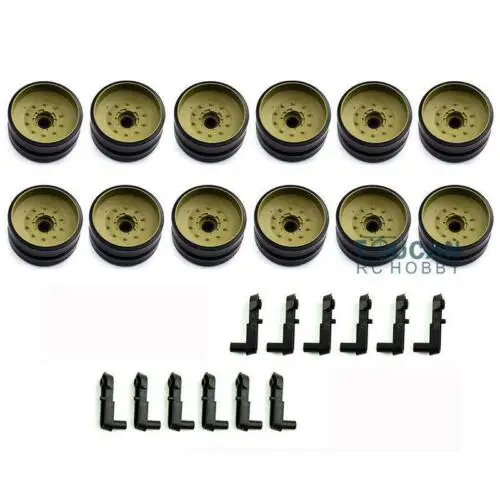 

Heng Long 1/16 RC Spare Part British Challenger II RC Tank 3908 Plastic Road Wheels DIY TOUCAN RC HOBBY Model TH00501-SMT8