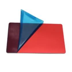 10 Pcs Blank Metal Card 88x53x1mm 100x60x1mm 100x50x1mm Anodized Aluminum Plate for DIY Laser Printing Engraving Black Red