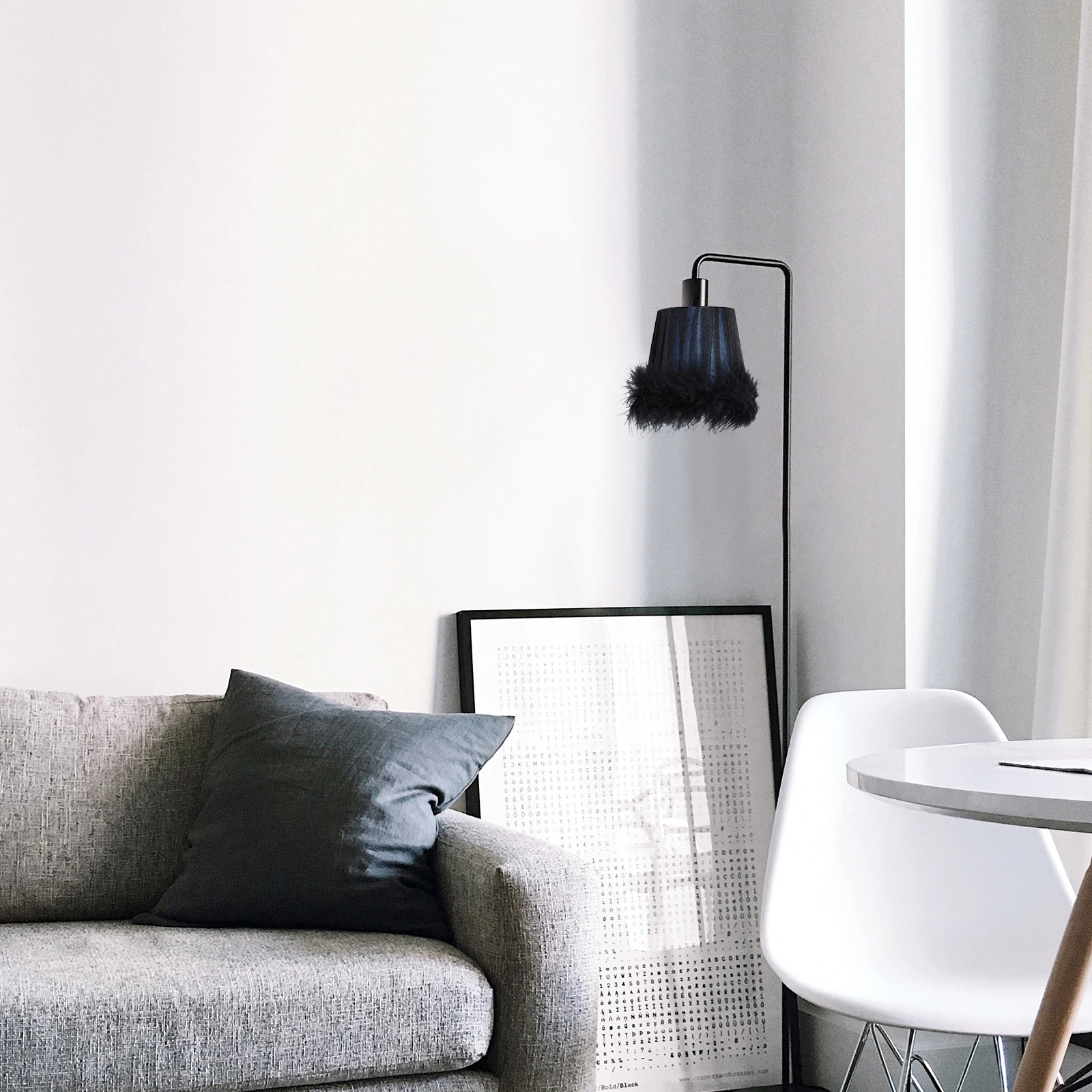 

Modern Cloth Art Lampshade Elegant Light Cover Retro Decorative Lighting Delicate Lampshade Bedroom Living Room Study