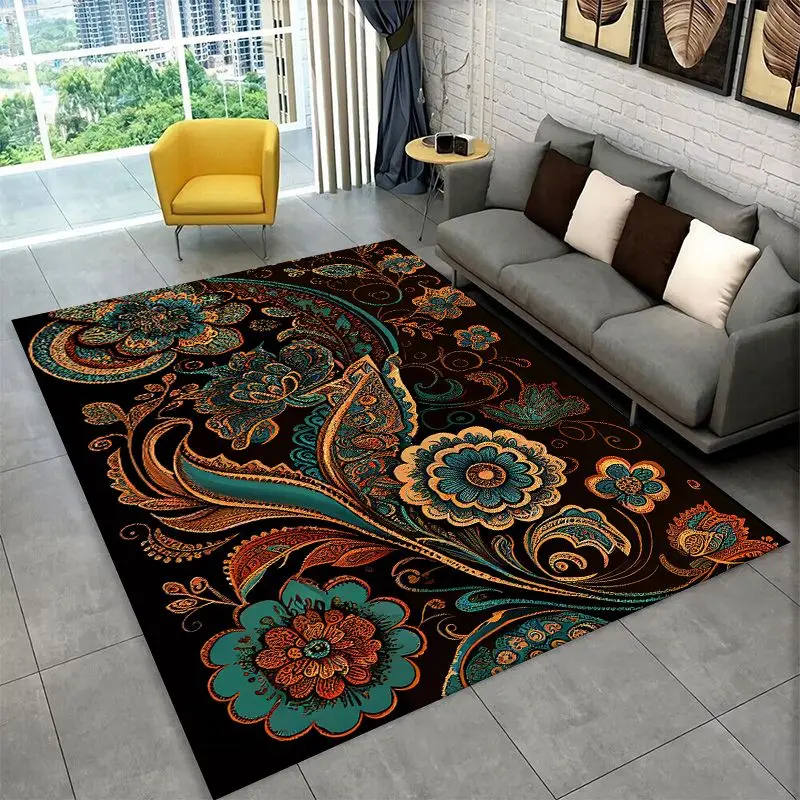 Fashion Nordic Bohemia Luxury Large Area Rug Non-slip Durable Carpet for Bedroom Living Room Sofa Doormat Home Decor Floor Mat