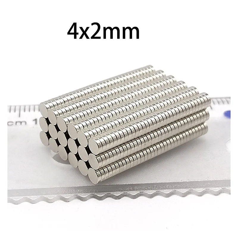 20/50PCS 4X2MM 8X3MM Cylinder Magnets Round Disc Magnets For DIY Tools Hobbies 3D Printers Models Crafts Electronics Projects