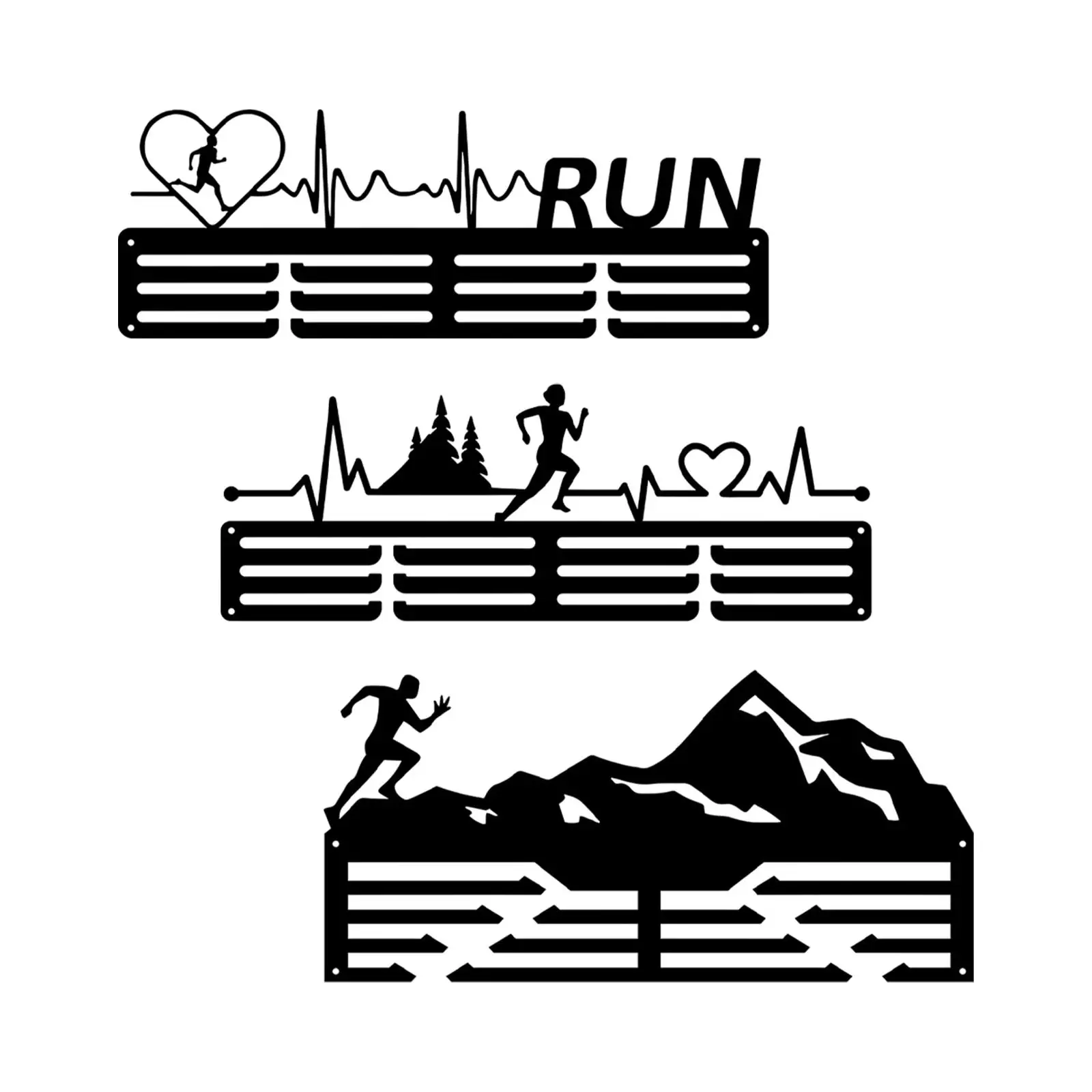 Medaillenaufhänger aus Eisen, Rennmedaillen, Präsentationshalter für Laufmedaillen, Sportmedaillen