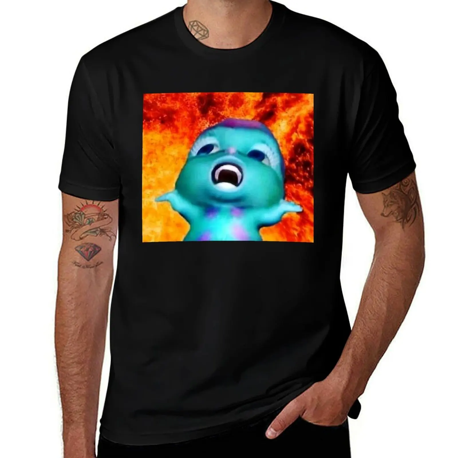 

Bibble Meme Painting Vintage T-Shirt t shirt man cotton funny t shirts cotton