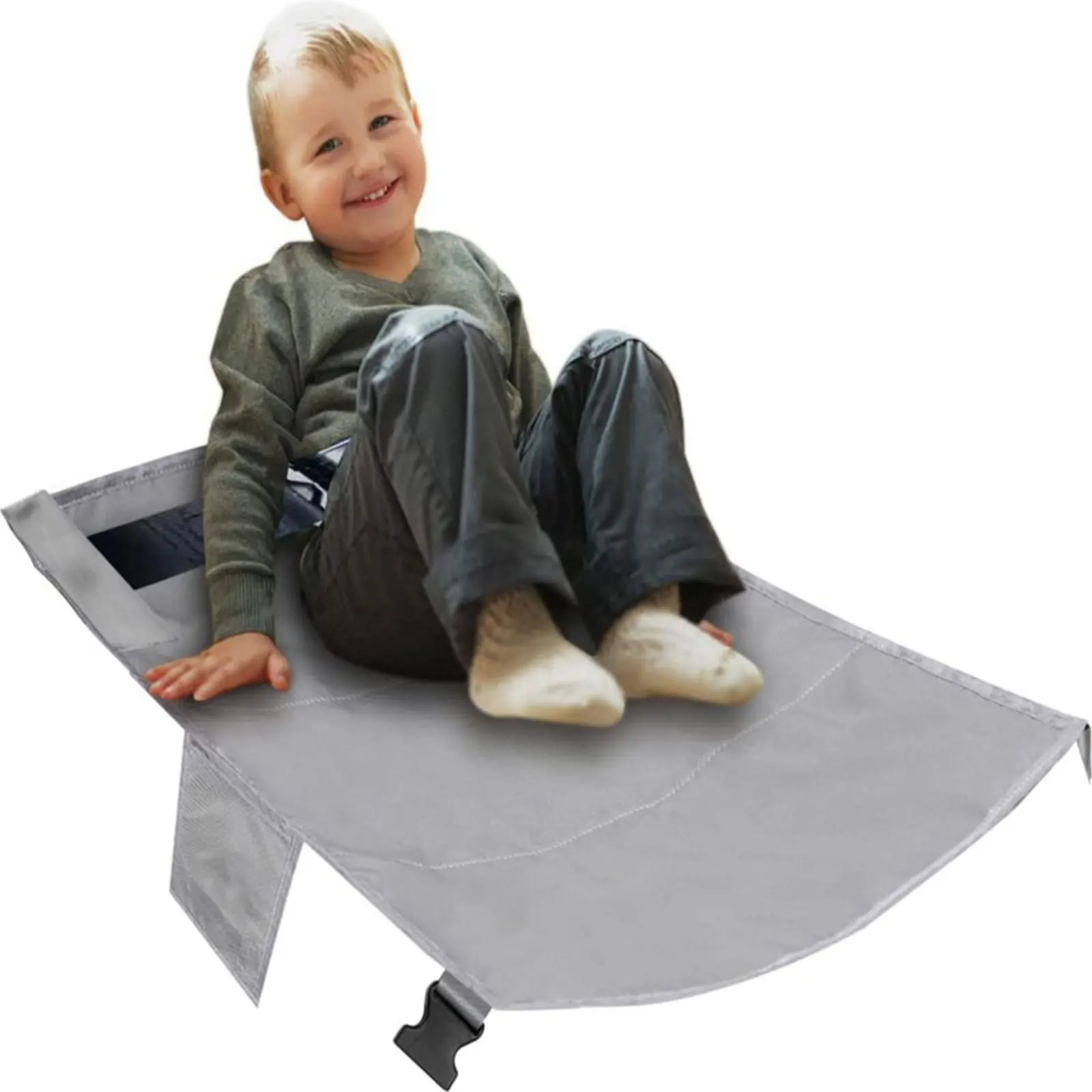 Kids Travel Airplane Bed Portable Children Pedals Beds Foot Leg Rest Hammock Baby Footrest Bed Toddler Airplane Seat Extender