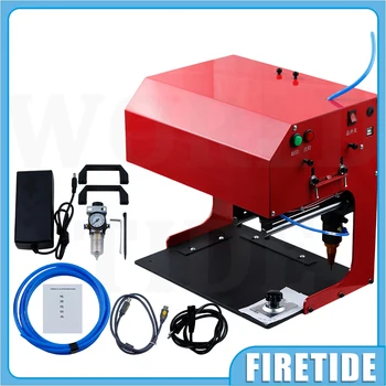 Pneumatic Dot Peen Marking Machine, Metal Marking Engrave Machine, 200*130mm Air Dot Peen…