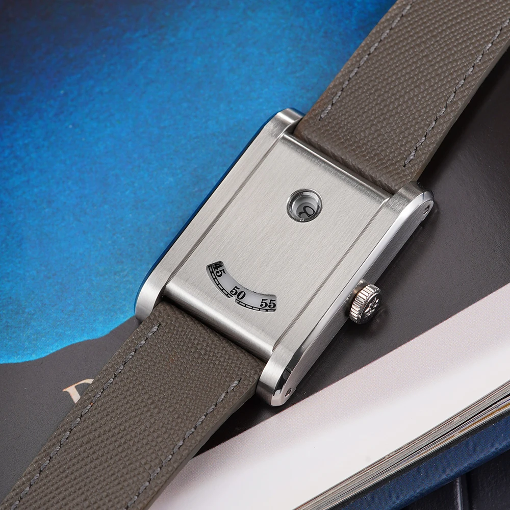 FARASUTE New Jumping Hour Wristwatch For Male Luxury Sapphire Seagull Manual Mechanical Movement Watch Men Montres Pour Hommes
