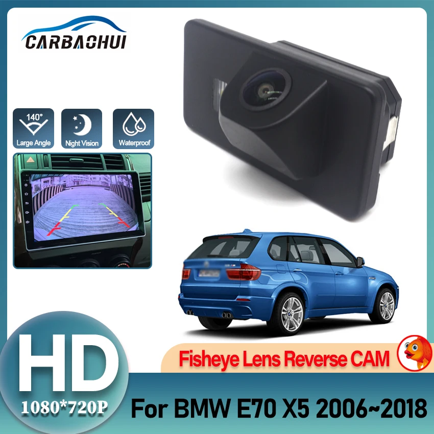 Reverse Camera For BMW E70 X5 2006~2013 2014 2015 2016 2017 2018 CCD Night Vision Rear View Camera license plate Camera Backup