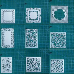 frame background metal cutting dies mold Scrapbooking decoration paper craft knife mould blade punch template Embossing stencils