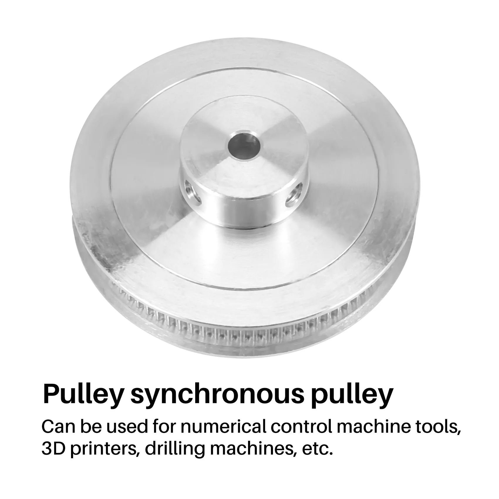 A76K 5Mm Bore GT2 80T Pulley Synchronous Wheel 2GT Timing Belt Pulley 80 Teeth For Voron 2.4 3D Printer 6Mm Width Belt