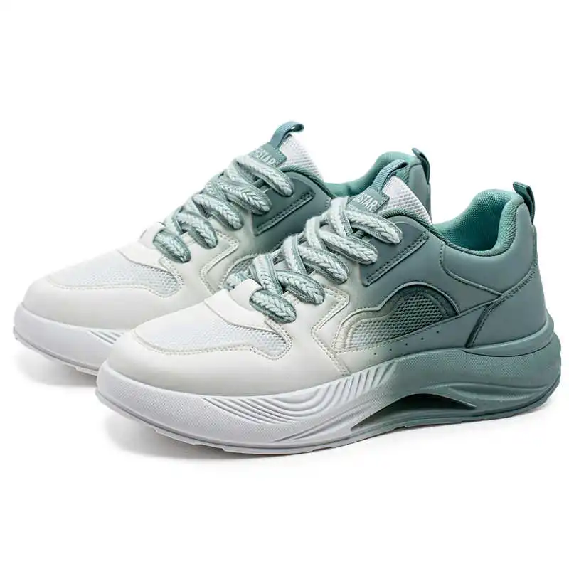 

Мужские кроссовки на шнуровке Height Up: повседневные, модные, вулканизированные, спортивные, для бега, новейшая модель