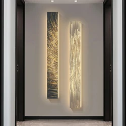Modern Luxury Decorative Wall Sconce - LED Night Light Painting for Living Room & Hallway Home Décor - Aluminum Alloy Wall Lamp