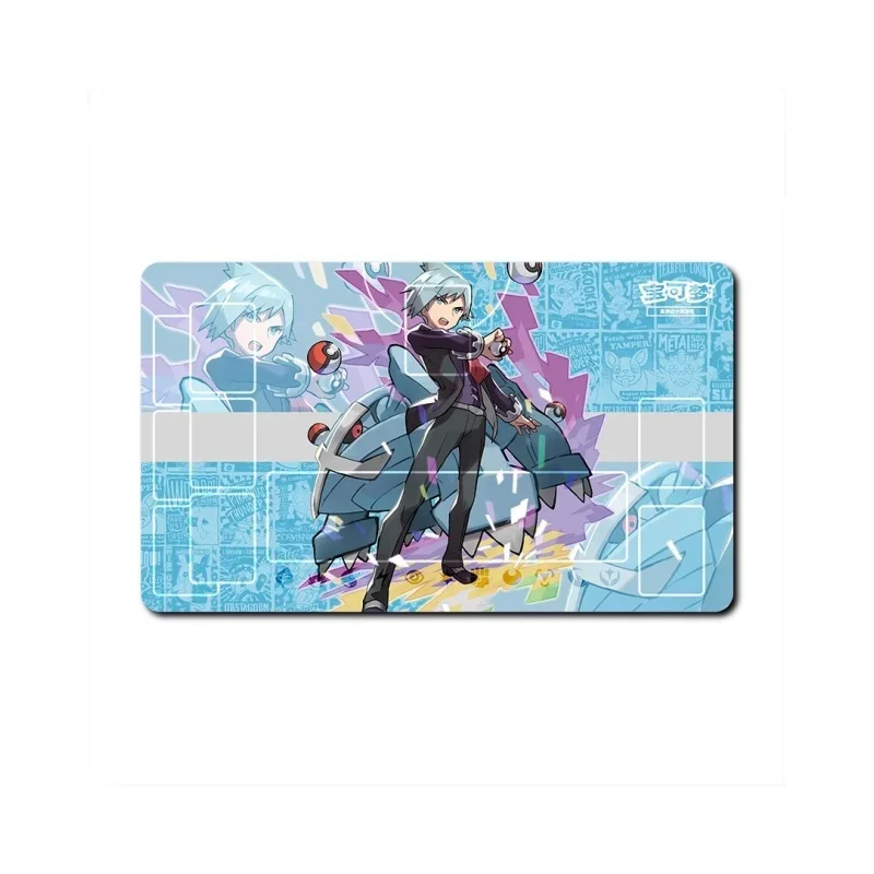 Pokemon Charizard Rosa Skyla Stone Diy Anime Game Character Gift Toy Classic Series Cards Pad Rubber Collection Card Dueling Mat