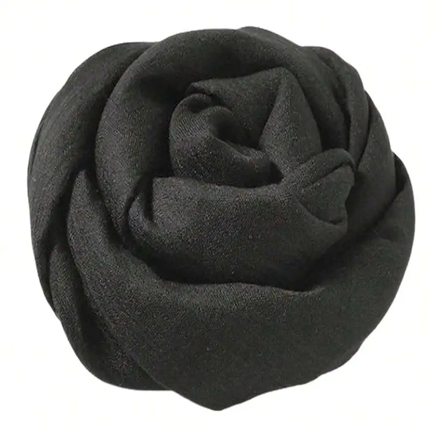 Womens Fashion Long Scarf Linen-Cotton Pure Color Large Soft Scarves Shawl Beautiful Shawl Wrap For Beach 200 X130 CM,Khaki