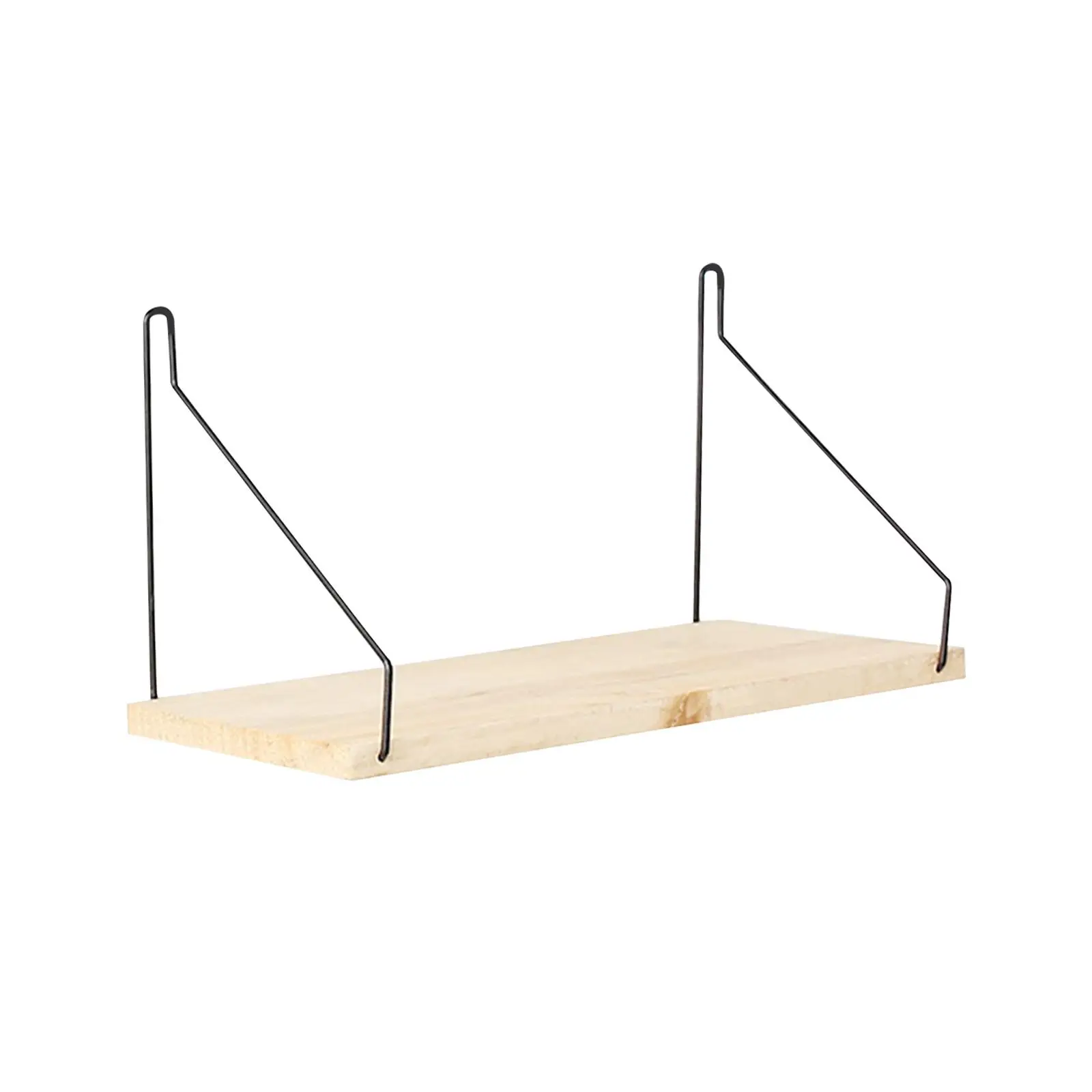 Wall Mounted Wood Storage Rack Wall Storage Shelf Organizer Wall Hanging Display Shelf for Bedroom Bathroom Mini Planter