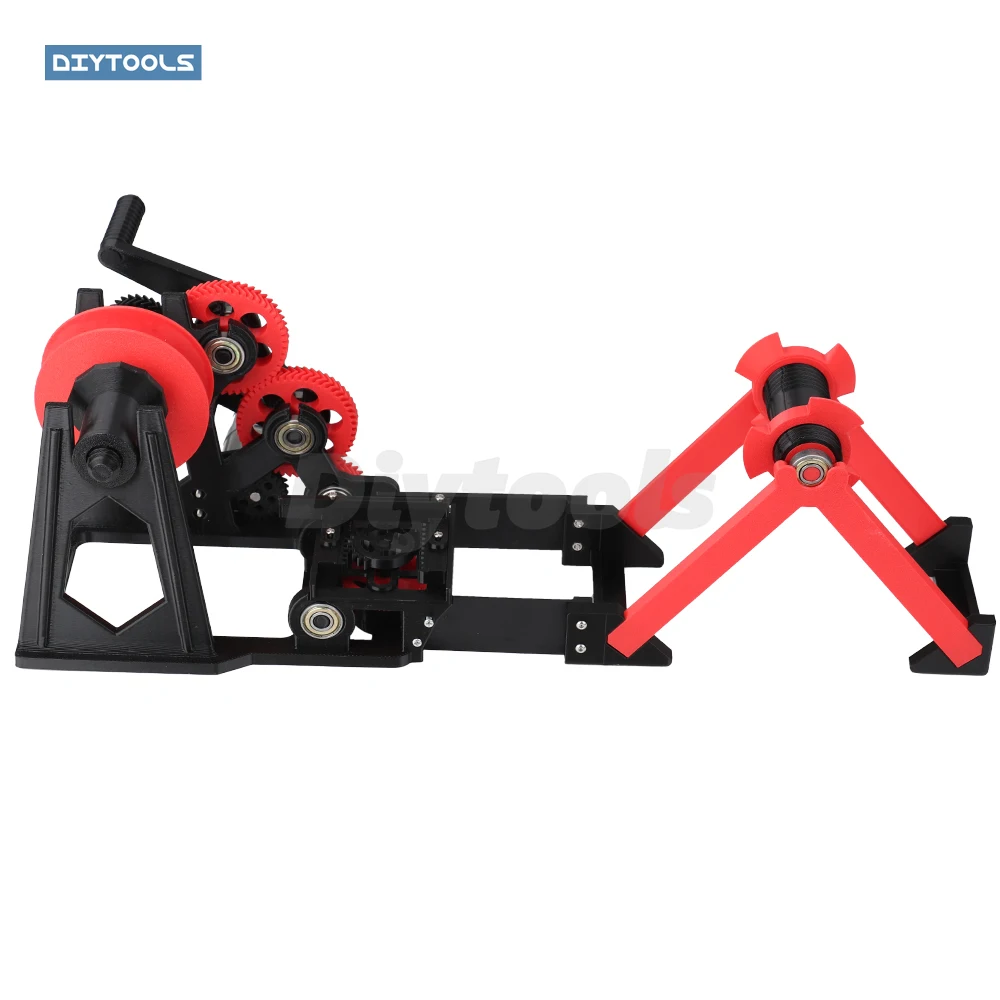 Electric & Hand Crank Filament Winder for 3D Printing Consumables Spooler Machine - Anti-Tangle Tool Filament Winder