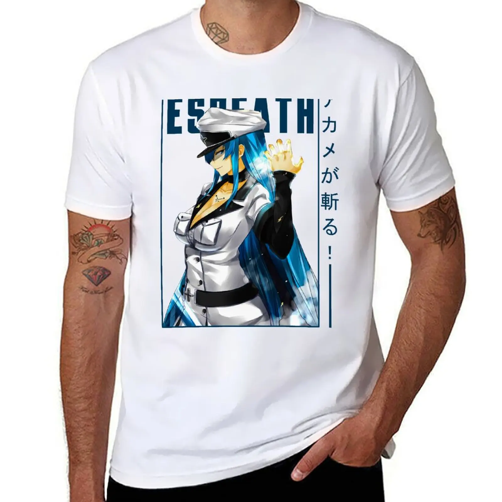 

Esdeath - Akame ga Kill! T-Shirt Casual Street Style Short Sleeve Tee