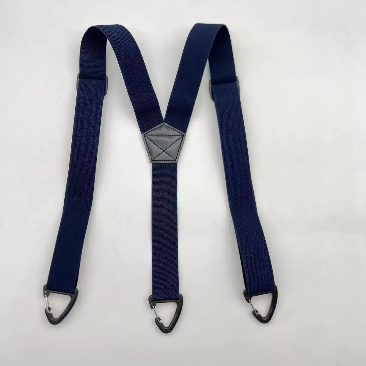 Y-Rücken, robuste, taktische, verdeckte Hosenträger, 3,8 cm breit, X-Rücken mit 4 Karabinerhaken, verstellbarer, elastischer Hosenträgergurt – Detail 9