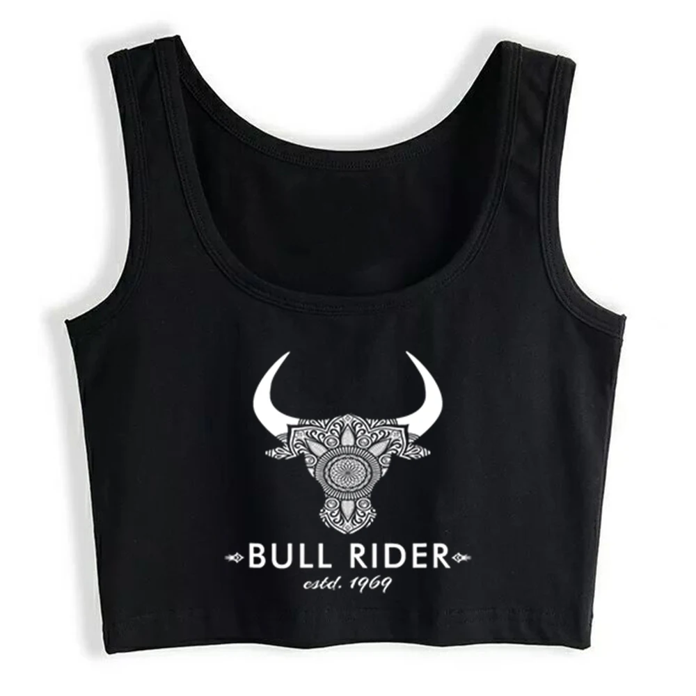 Lasting Charm Bull Rider Hotwife Kleding Cuckold Swinger Crop Top Women\'s Goth Grunge Harajuku Tank Tops Fitness Camisole