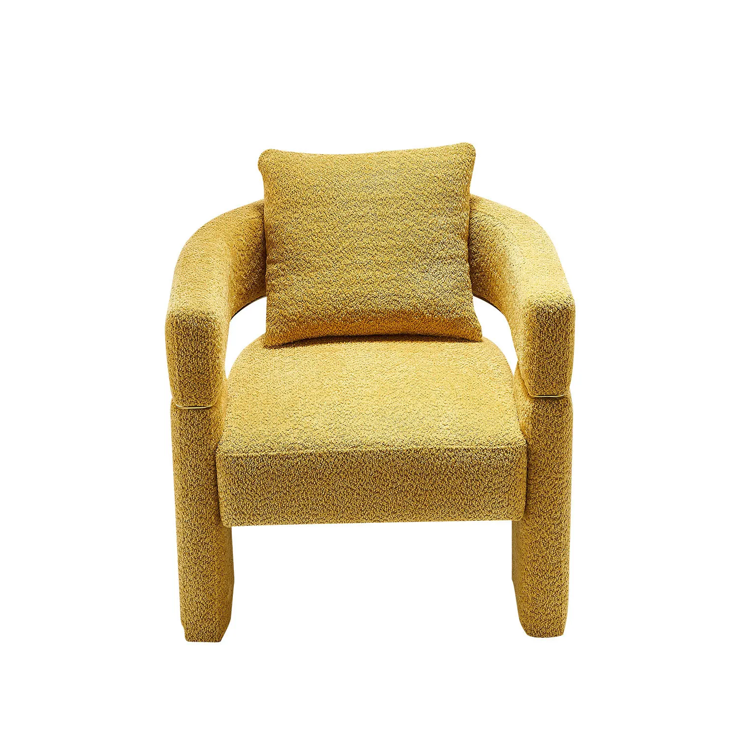 30.51" Wide Boucle Upholstered Accent Chair