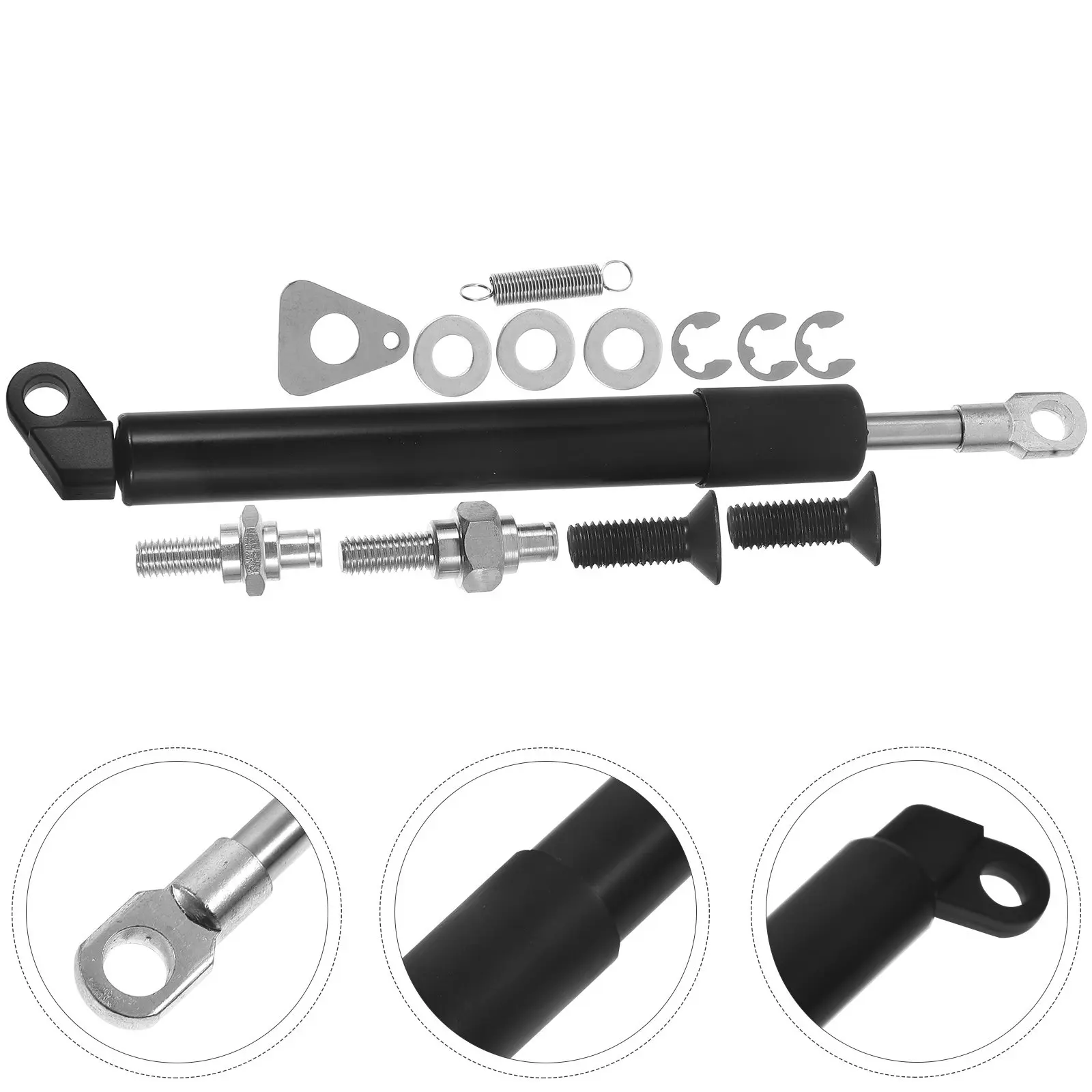 1Set Rear Liftgate Slow Down Tailgate Damper Spring Bar Black Rear Trunk Gas Strut Support Liftgate Strut Shock Absorber