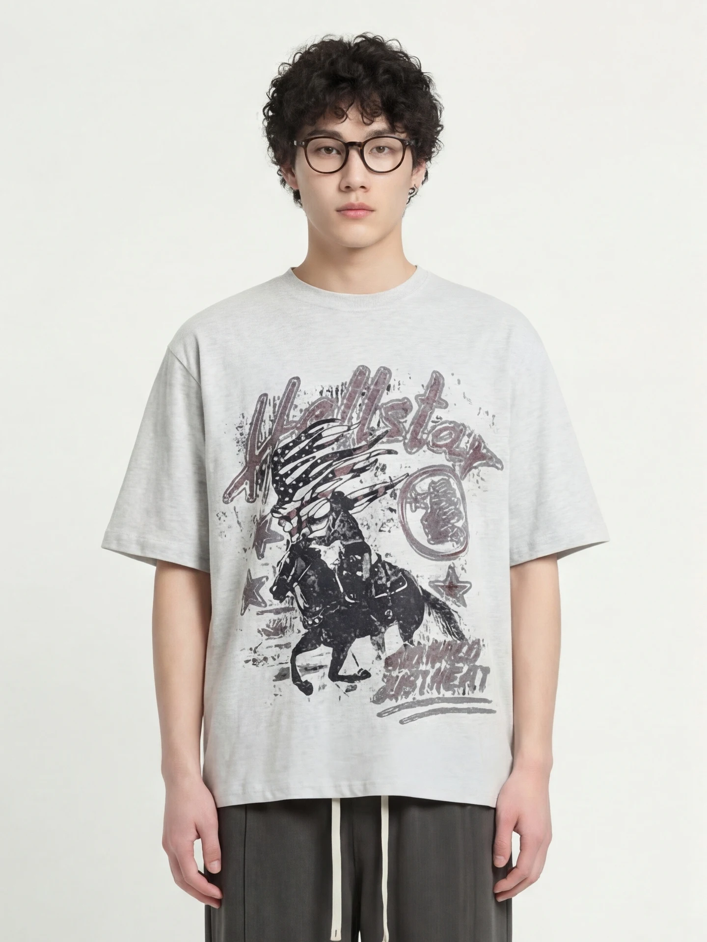火星から来たグッドラックポニー-オールマッチ半袖tシャツ-快適で通気性があり、ファッショナブルな男性用カジュアルウェア