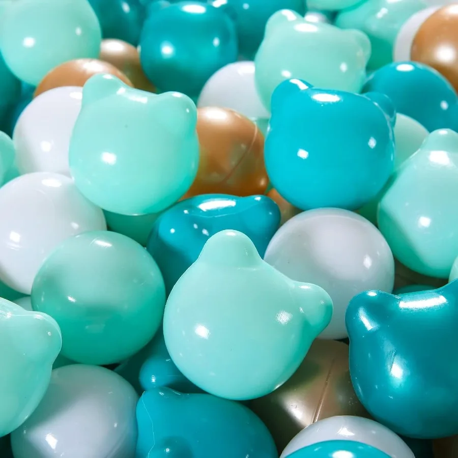 ลูกบอลพลาสติกสำหรับเด็กเล่น 100 ลูก รูปทรงต่างๆ ทนทานต่อการบด สำหรับเด็กเล็ก เด็กทารก สีพาสเทล ของเล่นรูปทรงต่างๆ ขนาดใหญ่ สำหรับเพื่อนซี้