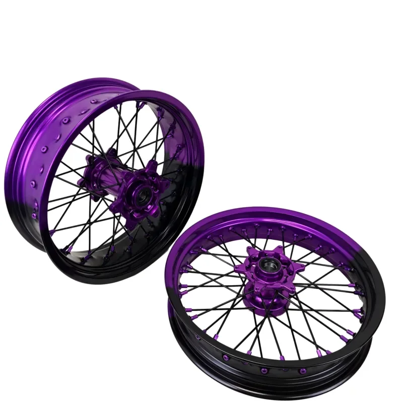 【2026 New Design】 High Quality Rims EXC SXF Supermoto 17 Inch Customized Accept Color Supermoto Wheels Rims Set 17 Dirt Bike