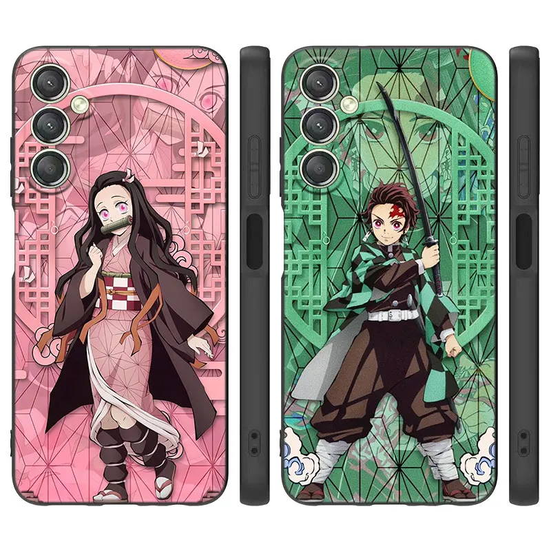 Demon Slayer Kmetsu no Yaiba Case For Samsung A15 A14 A05 A34 A54 A52S A53 A33 A23 A24 A13 A12 A22 A32 A50 A51 A70 A71 A73 5G