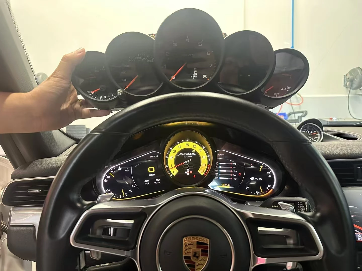 

Car Auto Digital Cluster Dashboard For Porsche 911 2012-2019 LCD Instrument Panel Meter Screen Speedometer Display Head Unit
