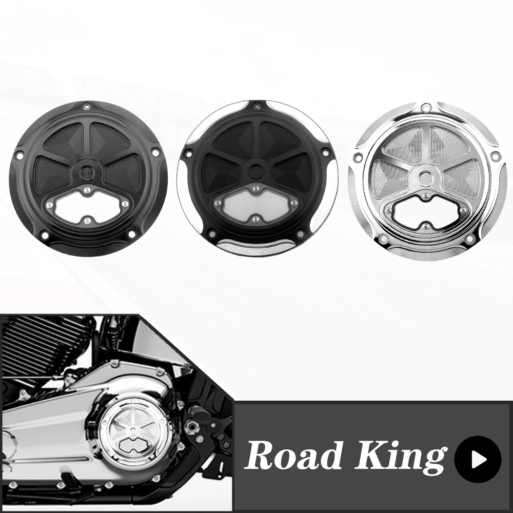 

FOR Harley Davidson Road King FLHR EFI FLHR 2014-2023 Special FLHRXS 2017-2023 Motorcycle Accessory Transmission Derby Cover