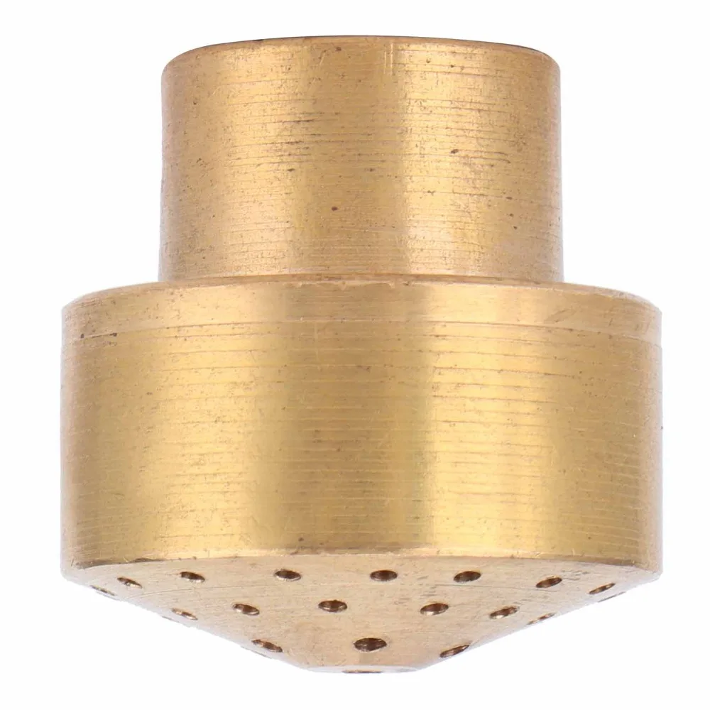 Brass Brass Fountain Nozzle Female Thread Multi Hole Pond Fountain Nozzle Mushroom G1 Inch DN25 Garden Pond Sprinkler
