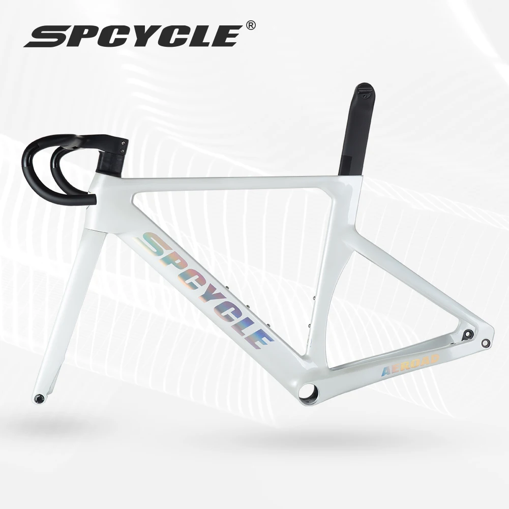 Spcycle R065 Road Bicycle Carbon Frameset Full Hidden Cable Disc Brake Aero Carbon Road Brake Frame