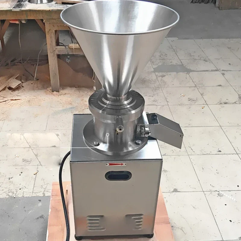 

Upgrade 200-1500kg/h JMC80 Vertical Colloid Mill Food Emulsification Grinding Chocolate Pepper Almond Sesame Peanut Butter Machi