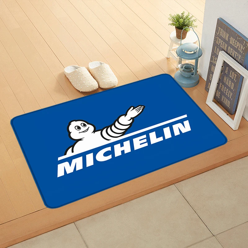 Fluffy Room Rugs Foot Michelins Carpets Entrance Doormat Bathroom Carpet Anti Slip Balcony Mats Kitchen Floor Mat Hallway Decor