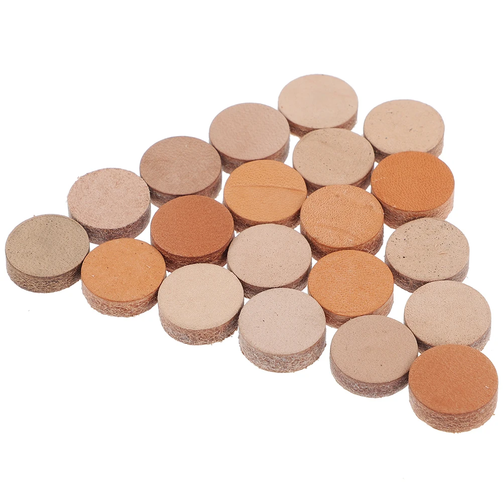 

30 Pcs Pool Cue Head Tips Billiard Accessories Parts Small Replace Stick Durable Sturdy Fix Store Pool Cues