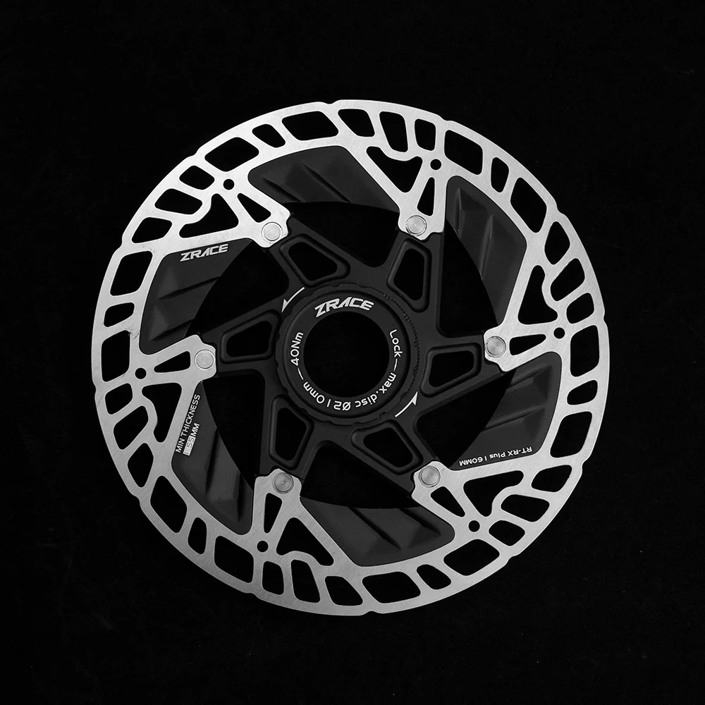 ZRACE RT-RX Plus ICE-TECH 160 mm Center Lock-Scheibenrotor, ultraleicht, starke Wärmeableitung, schwimmender Rotor, Straßenscheibenbremse – Detail 2
