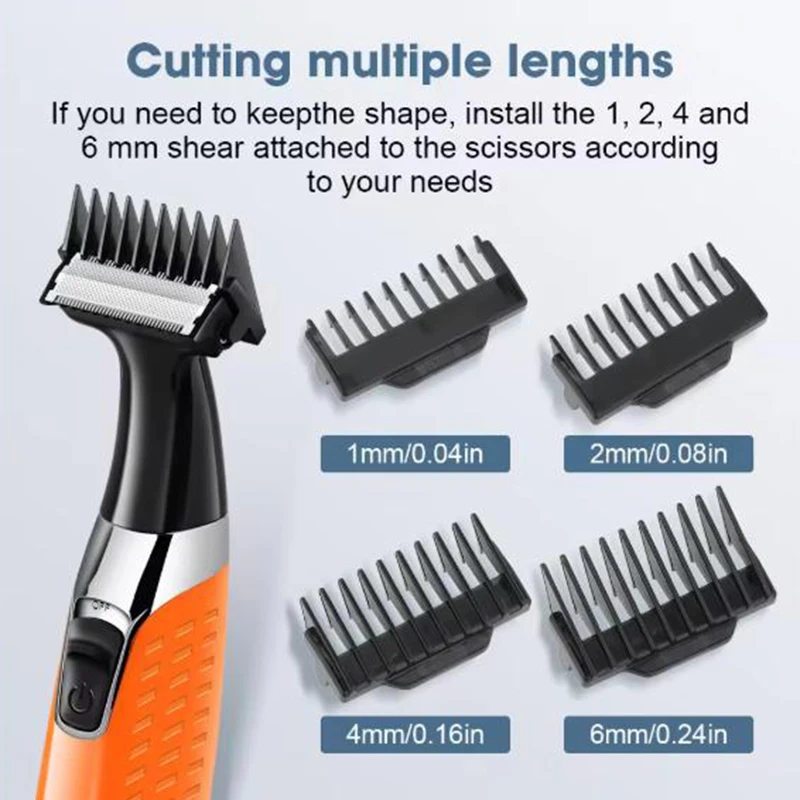 Kemei 1910 ماكينة حلاقة كهربائية مقاومة للماء للمناطق الحساسة ماكينة حلاقة احترافية لإزالة شعر الوجه والجسم #2