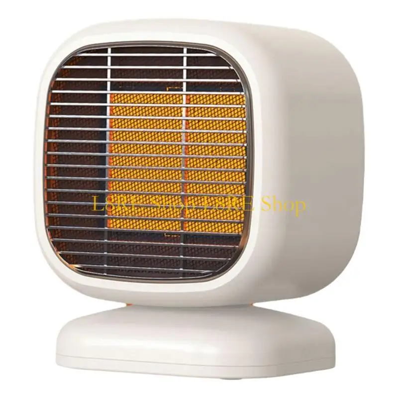 L8RE Desk Warmer Quiet Operation Small Heater ABS Texture for Office and Home Use