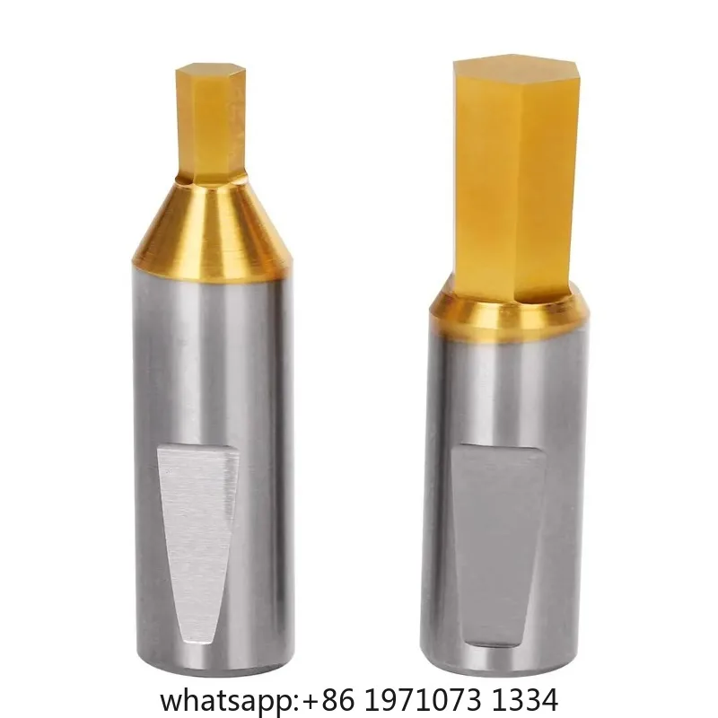 1PC CT08/CT16 HSS-Tin/TiCN Rotary Broaching Tool Punching Cutter 8mm/16mm Shank Inner Hexagon for Lathe