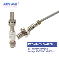 M3 M4 M5 M6 M8 Inductive Proximity Sensor NPN PNP IP65 Nickle-plated Brass Switches for 3D Printer