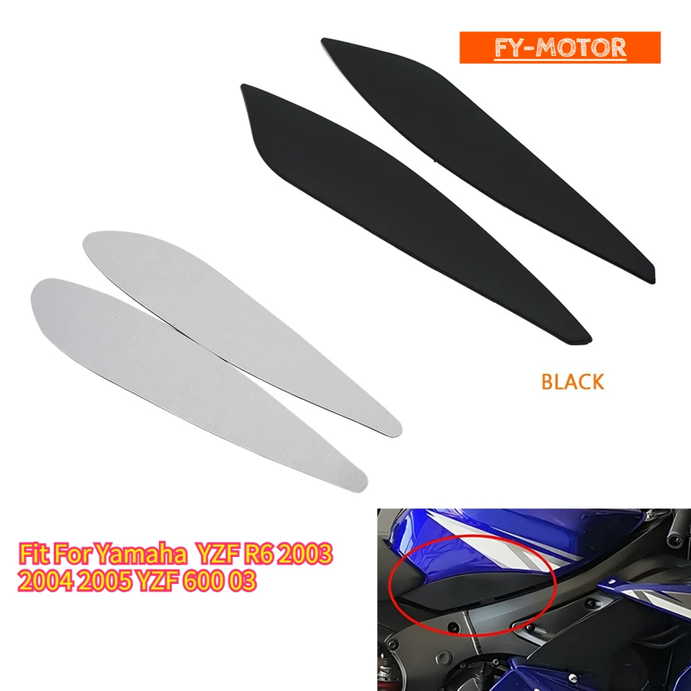 

For Yamaha YZF R6 / YZF600 2003-2005 Gas Tank Cover Panel Insert Trim, Motorcycle Tank Side Fairing