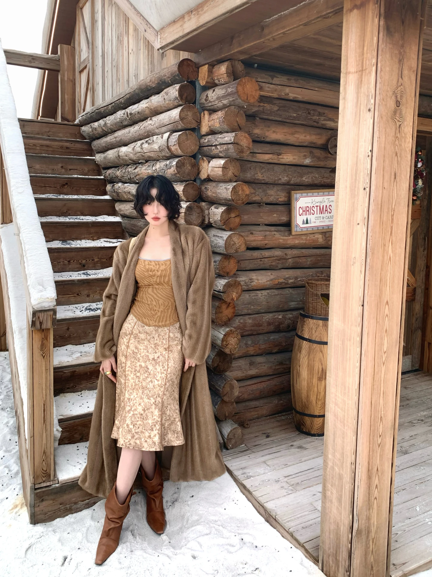 

Юбка А-силуэта из полиэфирного волокна с высокой талией, шелковым принтом, винтажная, женская, новинка, для повседневной носки, работы, свиданий